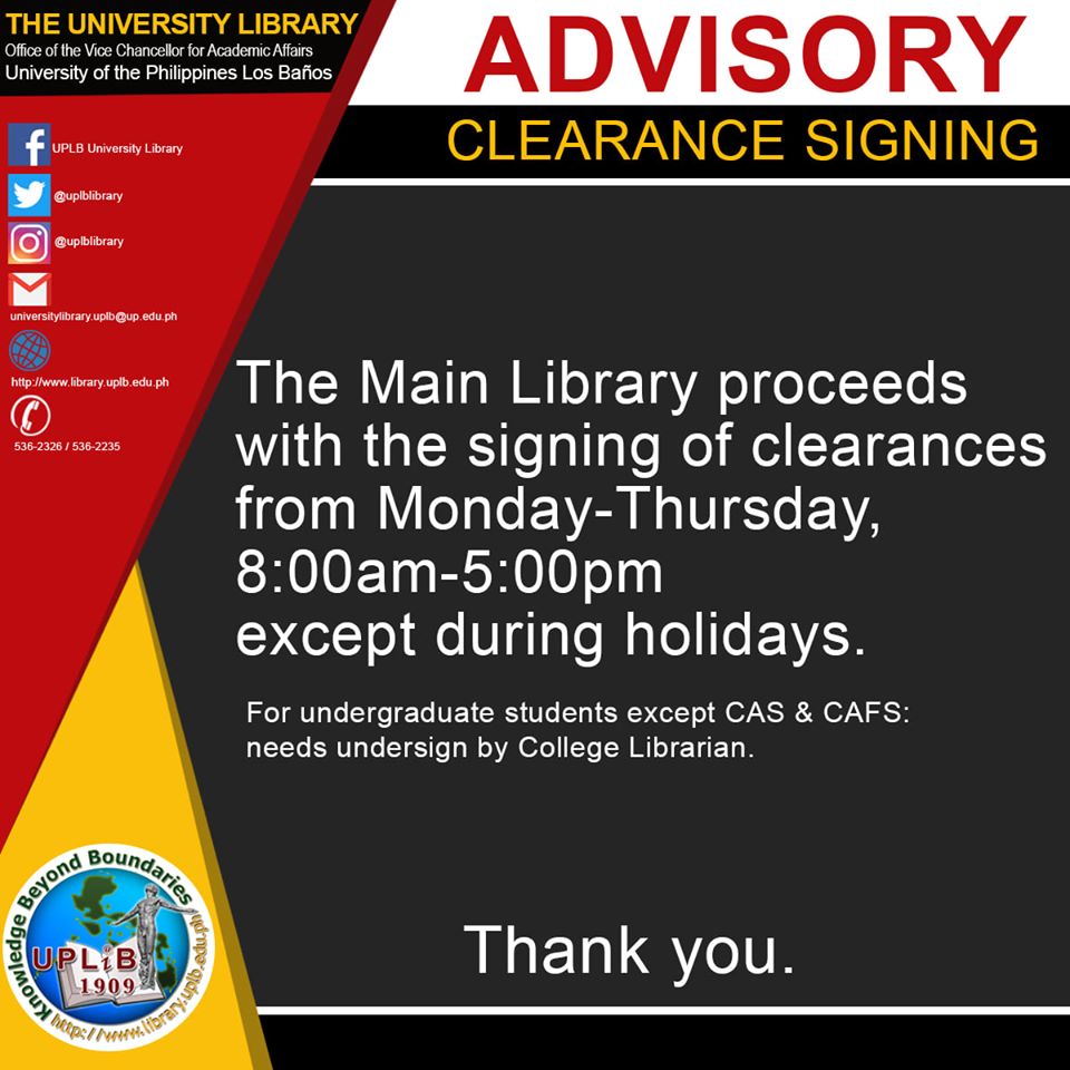 Clearance Signing