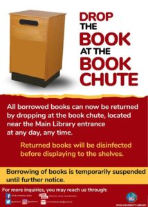 Drop the Book at the Book Chute