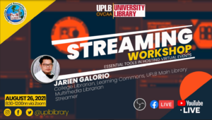 Univ Lib conducts webinar on streaming workshop for library staff