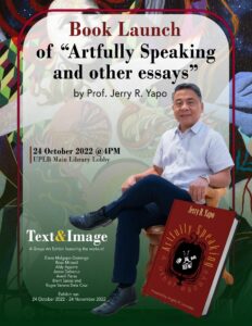 Prof. Yapo to launch “Artfully Speaking & other essays”