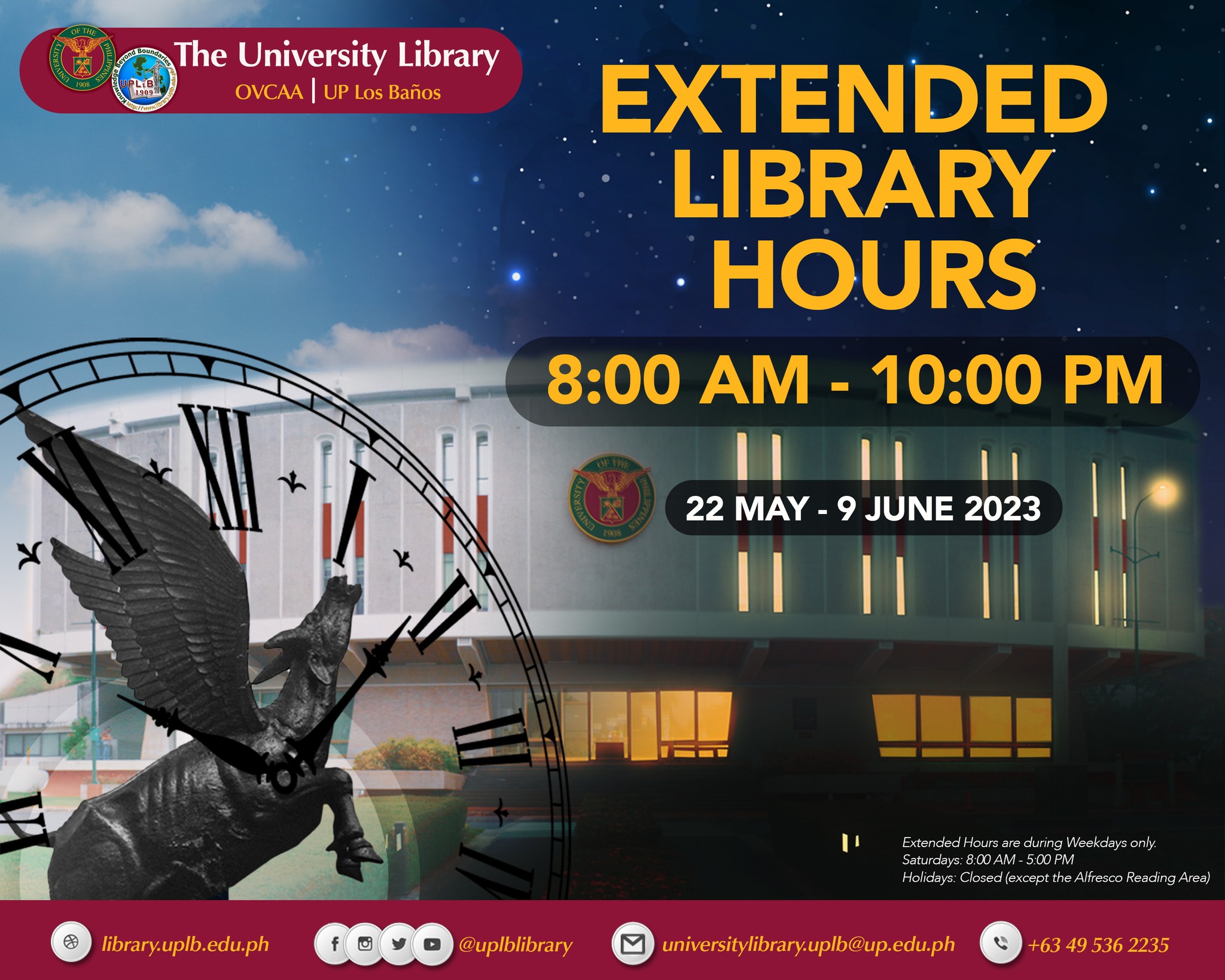 Library Hours Extension!