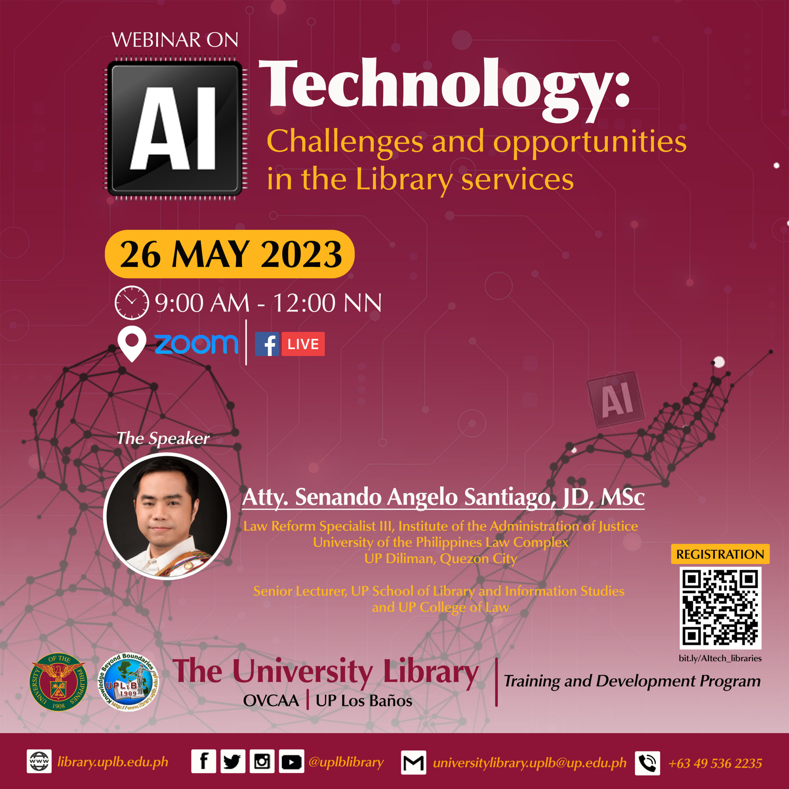 AI Technology: Challenges and Opportunities in the Library Services Webinar