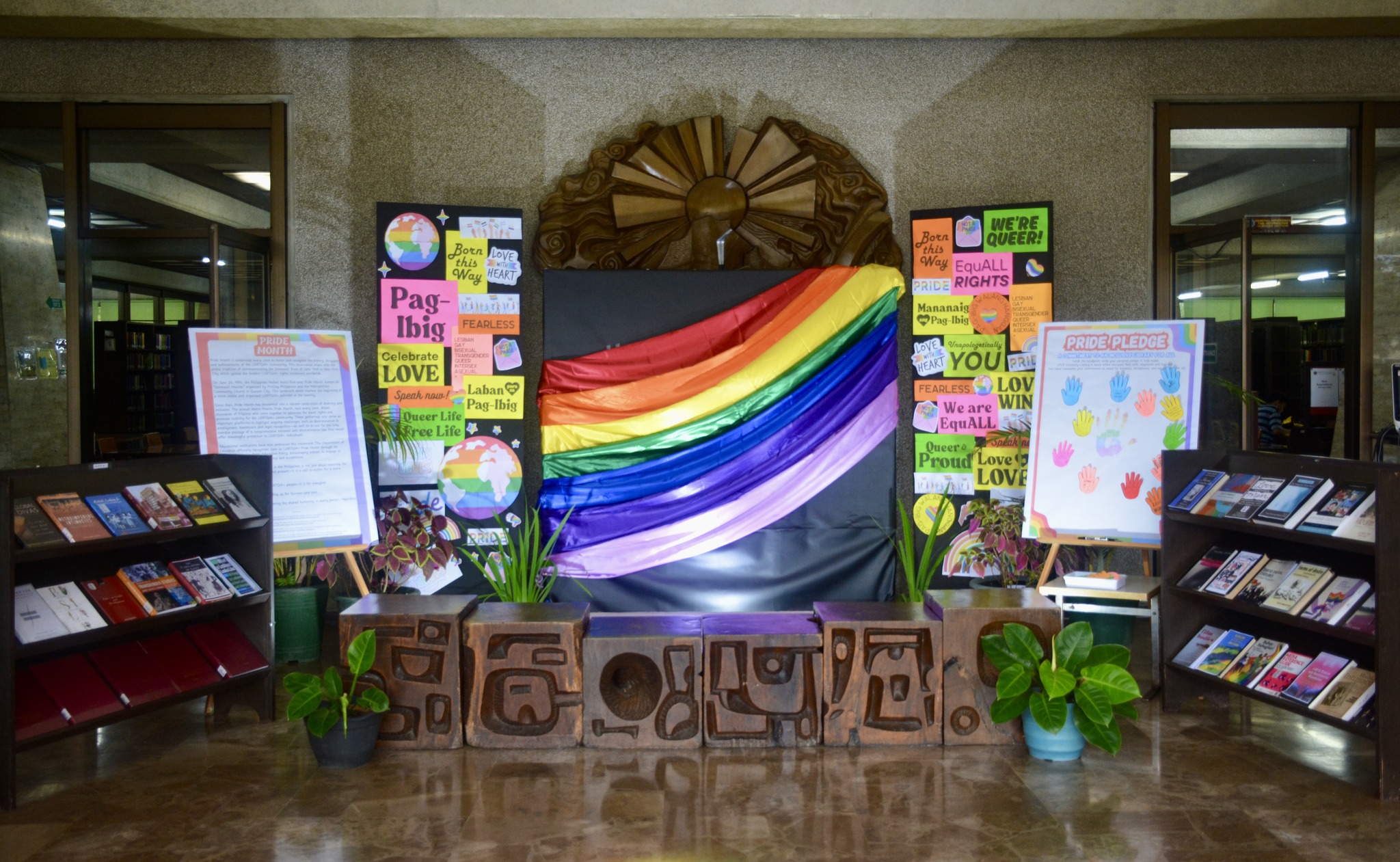 Pride Month Exhibit at the UPLB University Library 🌈